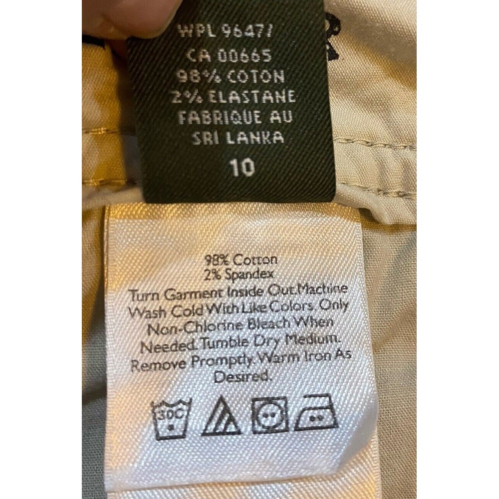 Eddie Bauer Mercer Fit Chino Shorts Women's Size 10 Tan/Khaki - Picture 7 of 7